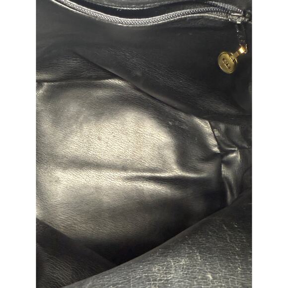 Vintage Christian Dior Black Leather Bucket Bag*Excellent condition - Picture 5 of 16